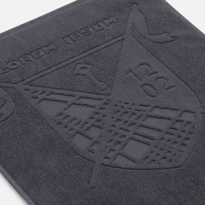 Полотенце на заказ Surpass с рельефным логотипом, большое