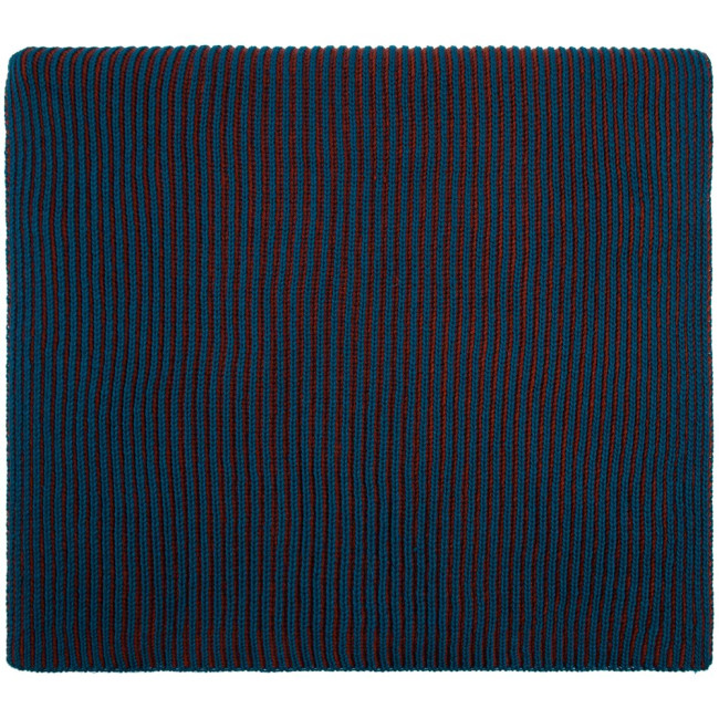 Шарф Nobilis, бирюзовый с терракотовым