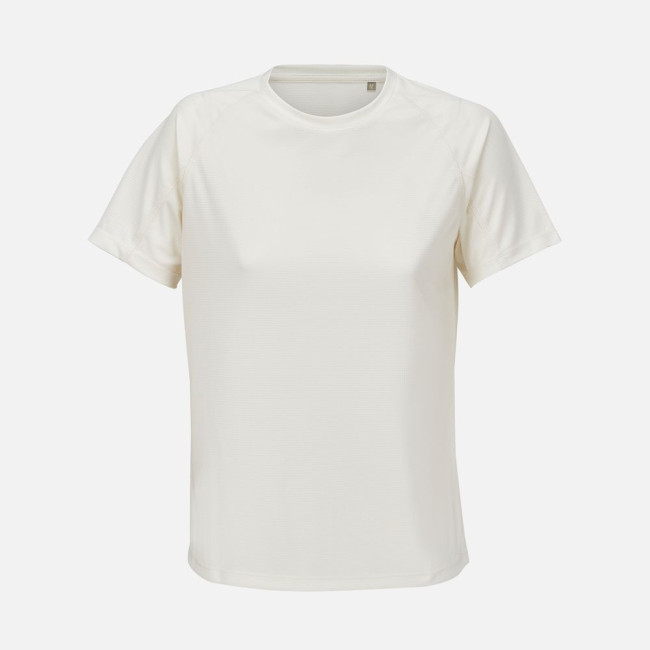 Футболка спортивная женская Vortex Women, молочно-белая