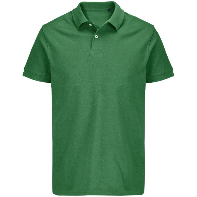 Рубашка поло унисекс Pacific, ярко-зеленая