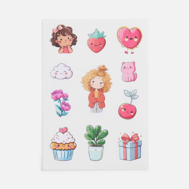 Стикерпак бумажный Thematik, для девочек