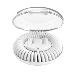 Кабель Vonmahlen Allroundo Eco для быстрой зарядки, белый