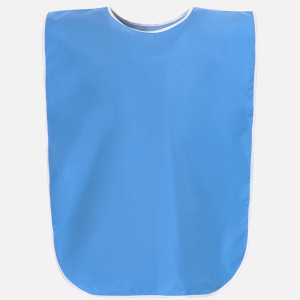 Манишка Member, голубая с белым