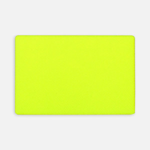 Наклейка тканевая Lunga, L, желтый неон