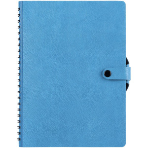 Ежедневник Strep Front на заказ, недатированный, голубой