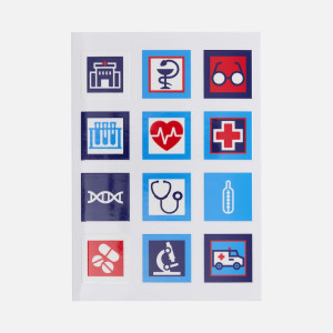 Стикерпак UV-DTF Industry, медицина