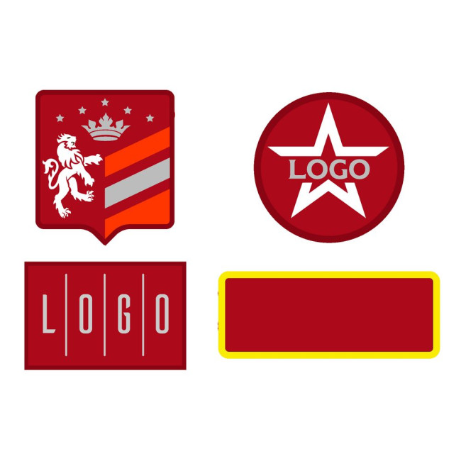 Шеврон из габардина Gabo M, красный