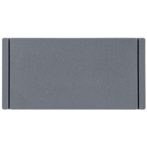 Лейбл из ПВХ Dzeta, XS, серый