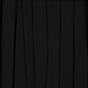 Плоский шнур Cord L, черный, 110 см