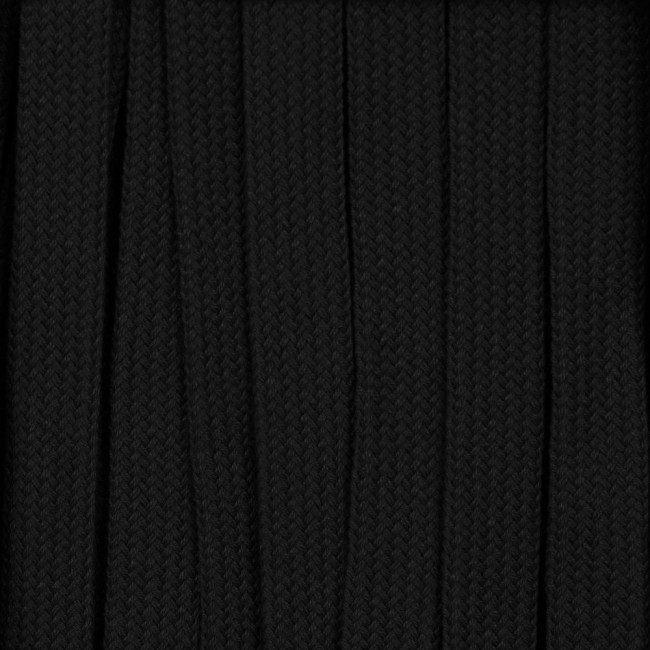 Плоский шнур Cord L, черный, 110 см