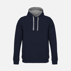 Худи унисекс Cameron, темно-синее с серым