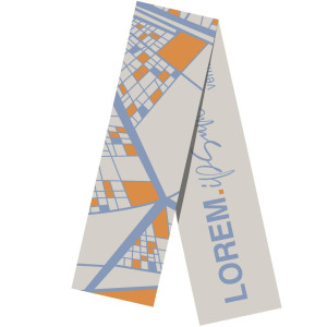 Шарф Tricksy Classic Net, XXL на заказ, полушерсть