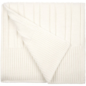 Шарф Knit Beat, белый (молочный)