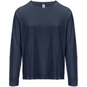 Футболка с длинным рукавом женская Monarch Women, темно-синяя (navy)